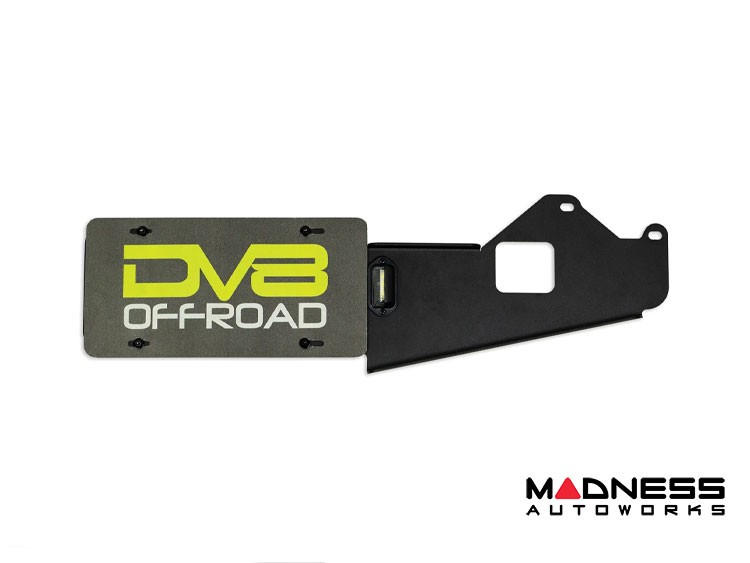 Ford Bronco Rear License Plate Relocation Bracket - Factory Tire Carrier - DV8